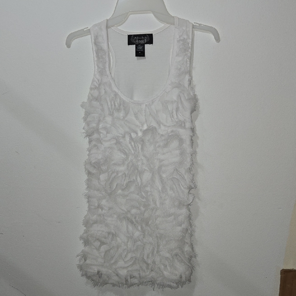 3 For $10: Absolute Angel White Sleeveless Top
